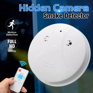 Mini Câmera Espiã Escondia Em Detector De Fumaça Fake